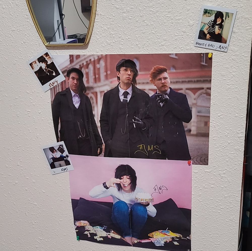 Signed Destery Smith posters and polaroids